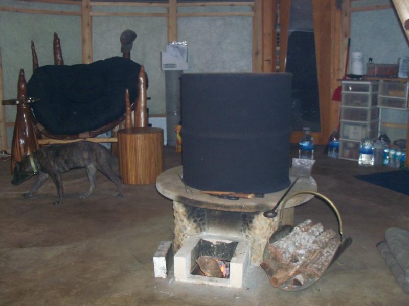 Tee Pee Rocket Stove Thermal Mass Heater