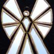 1 of 3 Copper & Glass Angel mobile