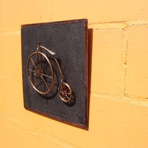 "Benjamin's Bike",copper sculpture, wall art