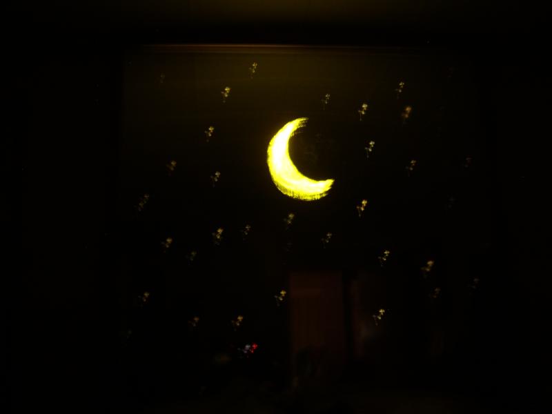 "Midnight Moon"lighted mirror headboard